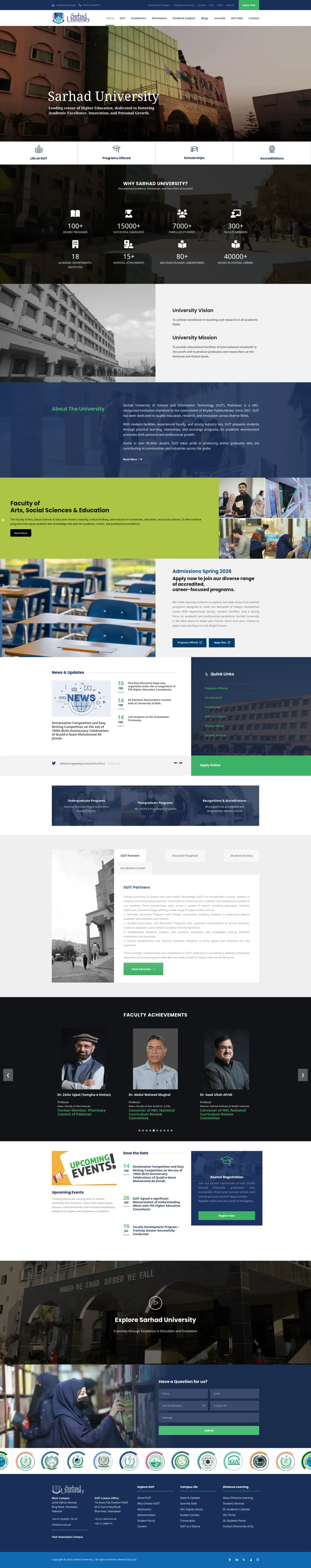 Sarhad University | Best Higher Education in Peshawar